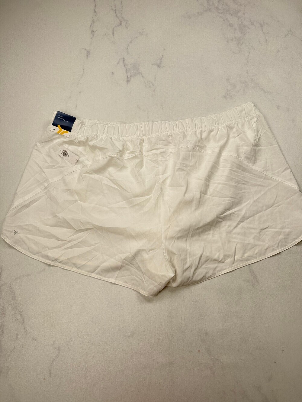 Old Navy Active Athletic Shorts White Current Adjustable - Womens 4X